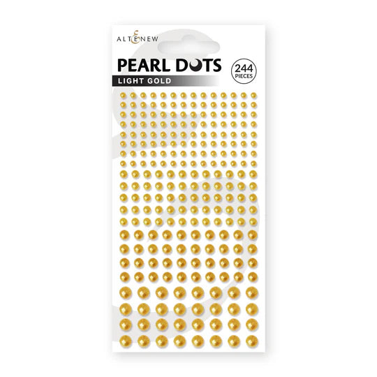 Light Gold Pearl Dots