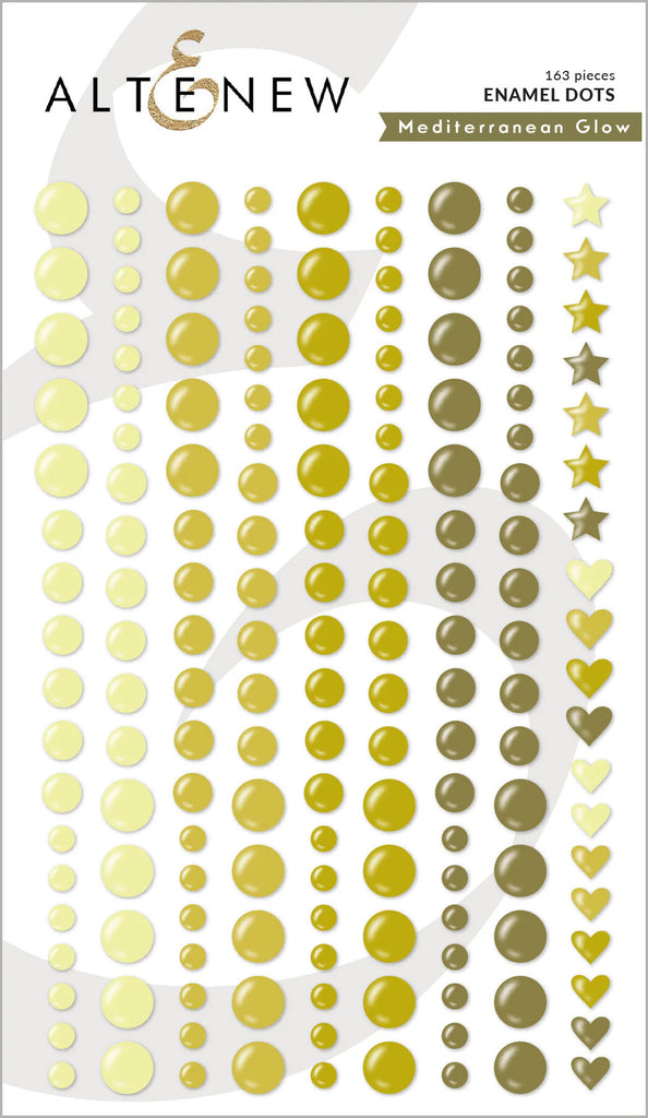 Mediterranean Glow Enamel Dots