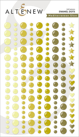 Mediterranean Glow Enamel Dots