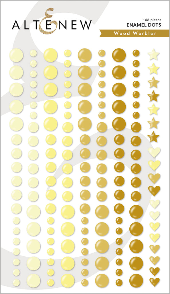 Wood Warbler Enamel Dots