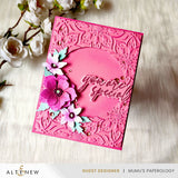 Blooming Doily Charm 3D Embossing Folder