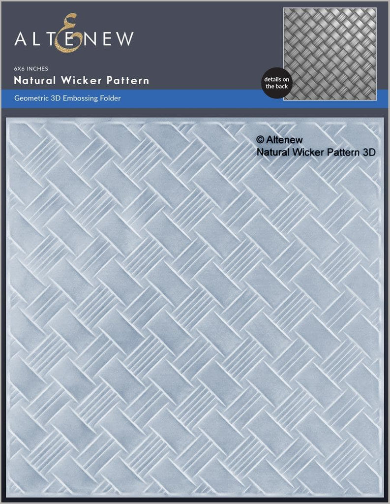 Natural Wicker Pattern 3D Embossing Folder