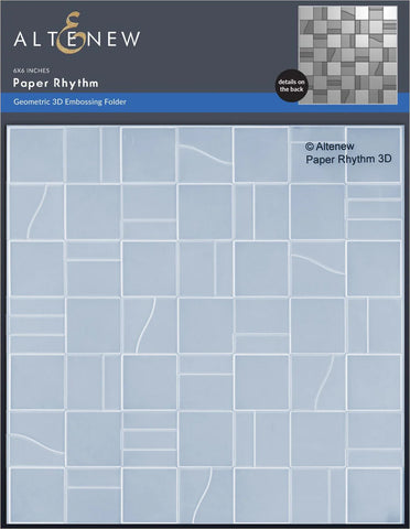 Paper Rhythm 3D Embossing Folder