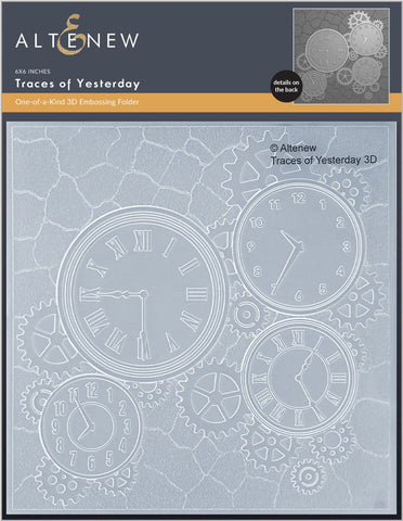 Traces of Yesterday 3D Embossing Folder