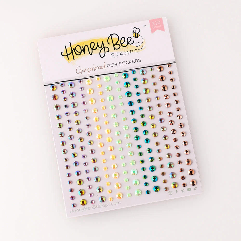 Gingerbread Gems Stickers - 210 Count