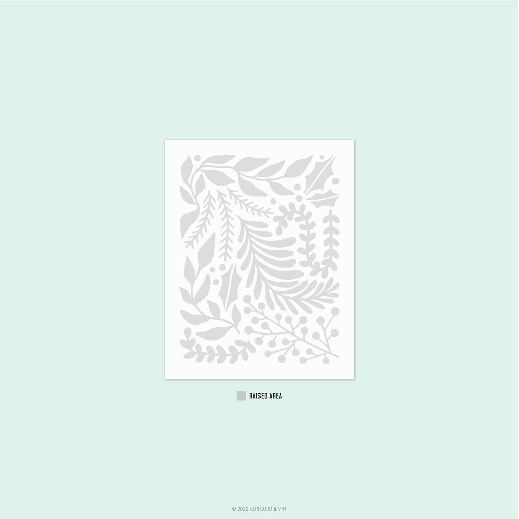 Holiday Sprigs Embossing Folder