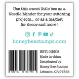 Honey Bee Needle Minder Magnet