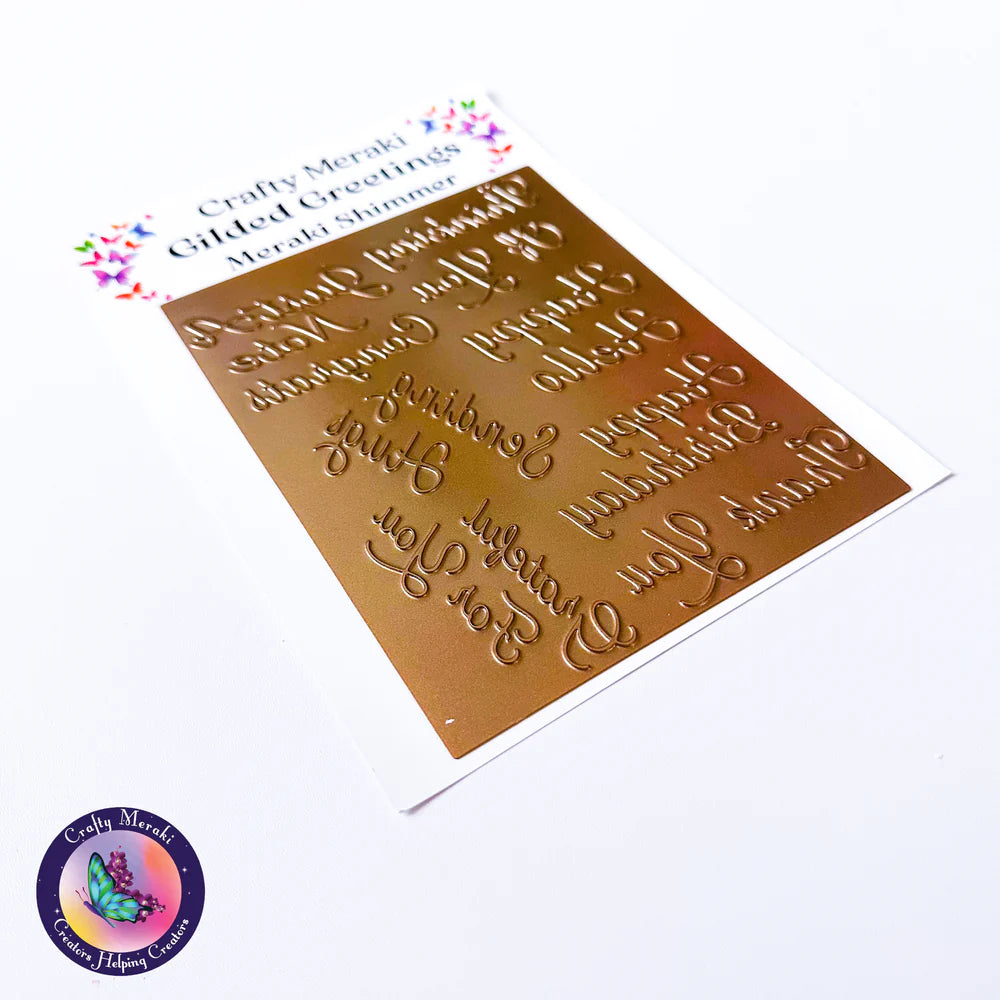 Gilded Greetings Hot Foil Plate