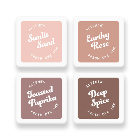 Earthy Embrace Fresh Dye Ink Mini Cube Set