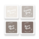 Warm Gray Fresh Dye Ink Mini Cube Set