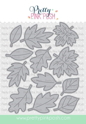 Stitched Leaves Die Set