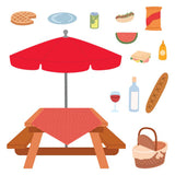 Lovely Layers: Picnic Table Honey Cuts