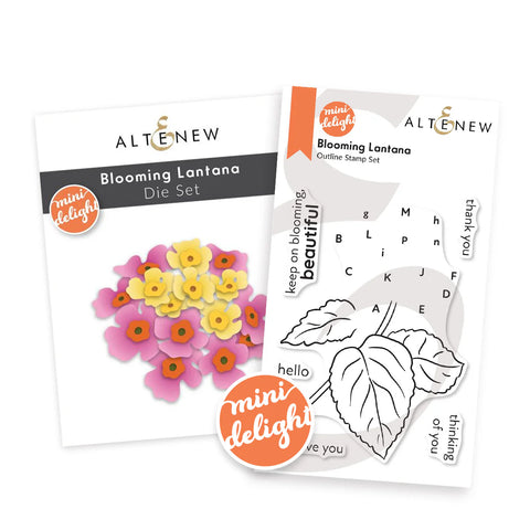 Mini Delight: Blooming Lantana Stamp & Die Set