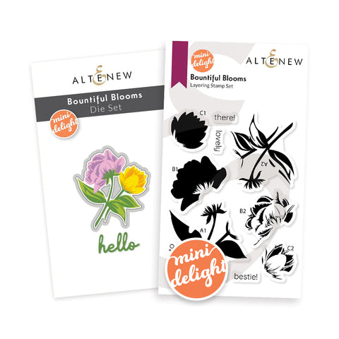 Mini Delight: Bountiful Blooms Stamp & Die Set