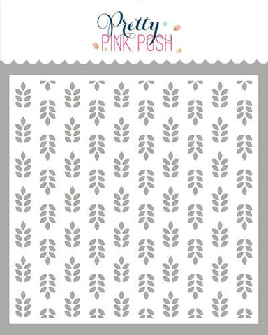 Wheat Pattern Stencil
