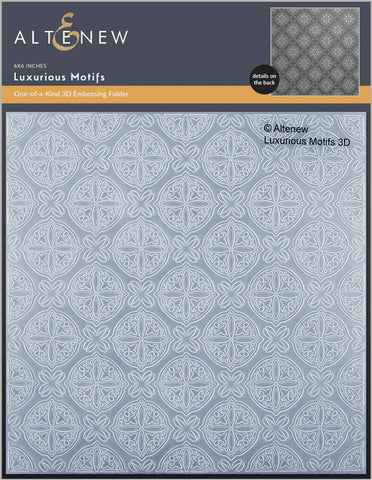 Luxurious Motifs 3D Embossing Folder