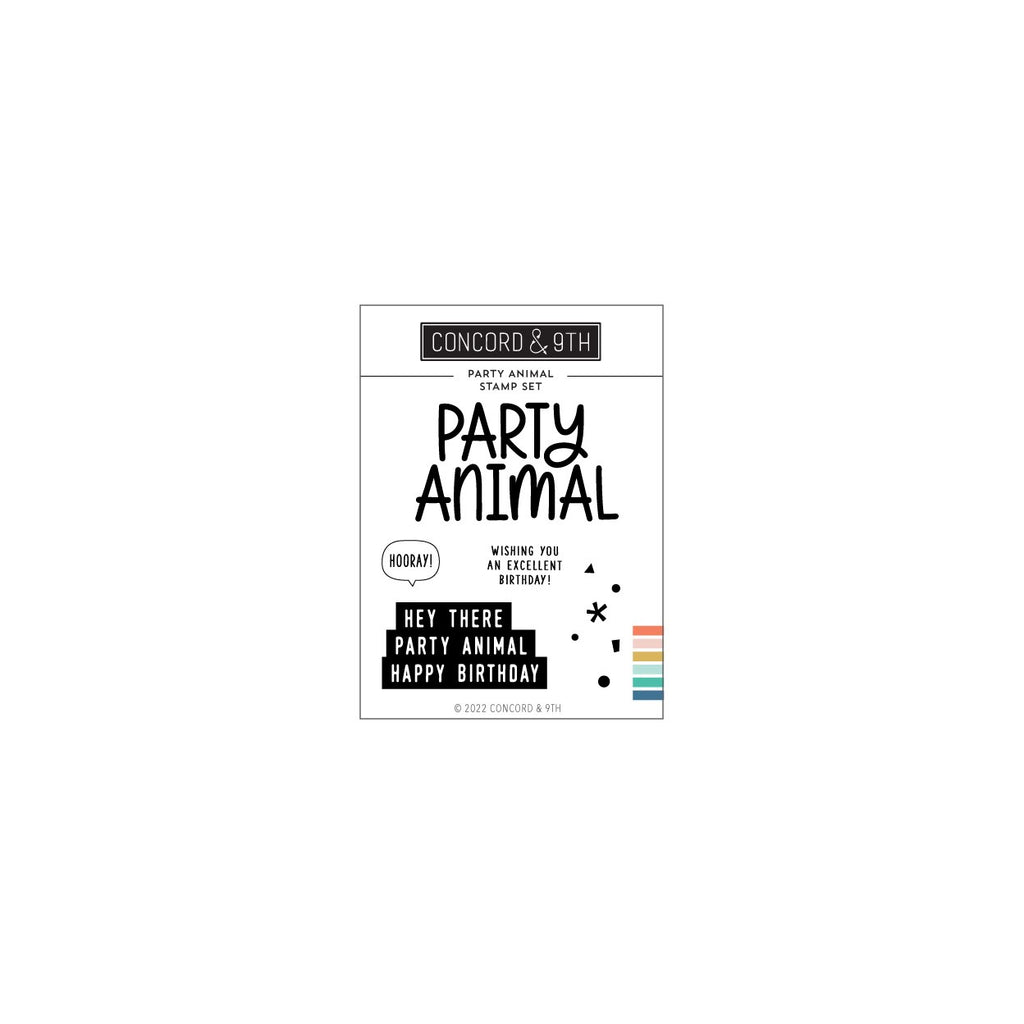 Party Animal Stamp Set (4 x 4)