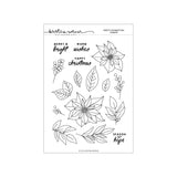 Pretty Poinsettias Stamp Set (6 x 8)