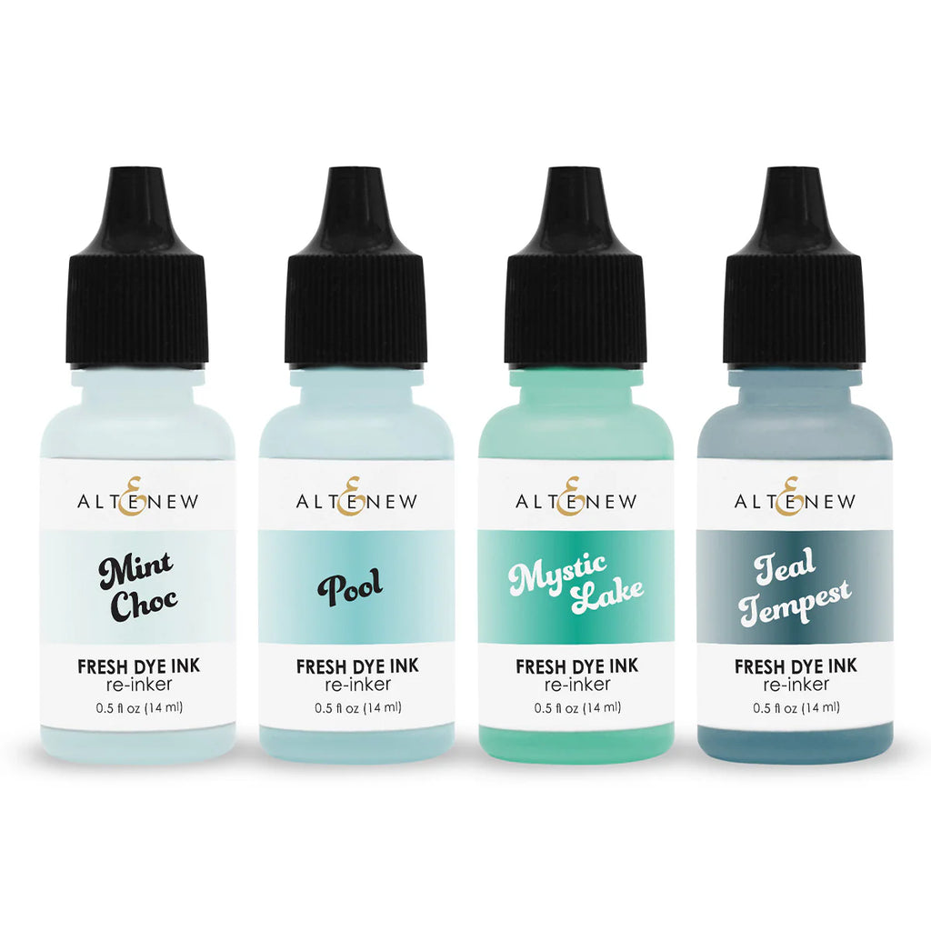 Aqua Island Fresh Dye Ink Re-inker Bundle