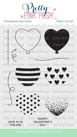 Heart Balloons Stamp Set