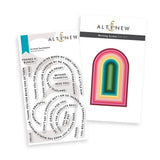 Arched Sentiments Stamp & Die Bundle
(Arched Sentiments Stamp Set + Nesting Arches Die Set)
