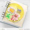 Stencil Art: White Cap Peonies & Add-on Die Bundle