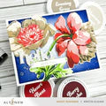 Stencil Art: White Cap Peonies & Add-on Die Bundle