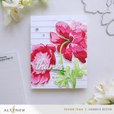 Stencil Art: White Cap Peonies & Add-on Die Bundle