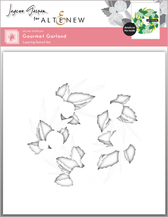 Gourmet Garland Layering Stencil Set (6 in 1)