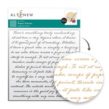 Paper Echoes Stencil