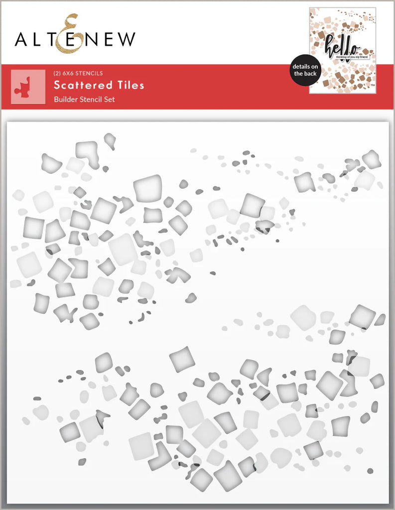 Scattered Tiles Builder Stencil Set (2 in 1)