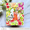 Stencil Art: Ditsy Flowers Wallpaper Layering Stencil Set (7 in 1)