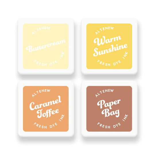 Summer Afternoon Fresh Dye Ink Mini Cube Set