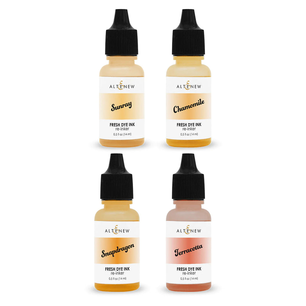 Golden Sunset Fresh Dye Ink Re-inker Bundle