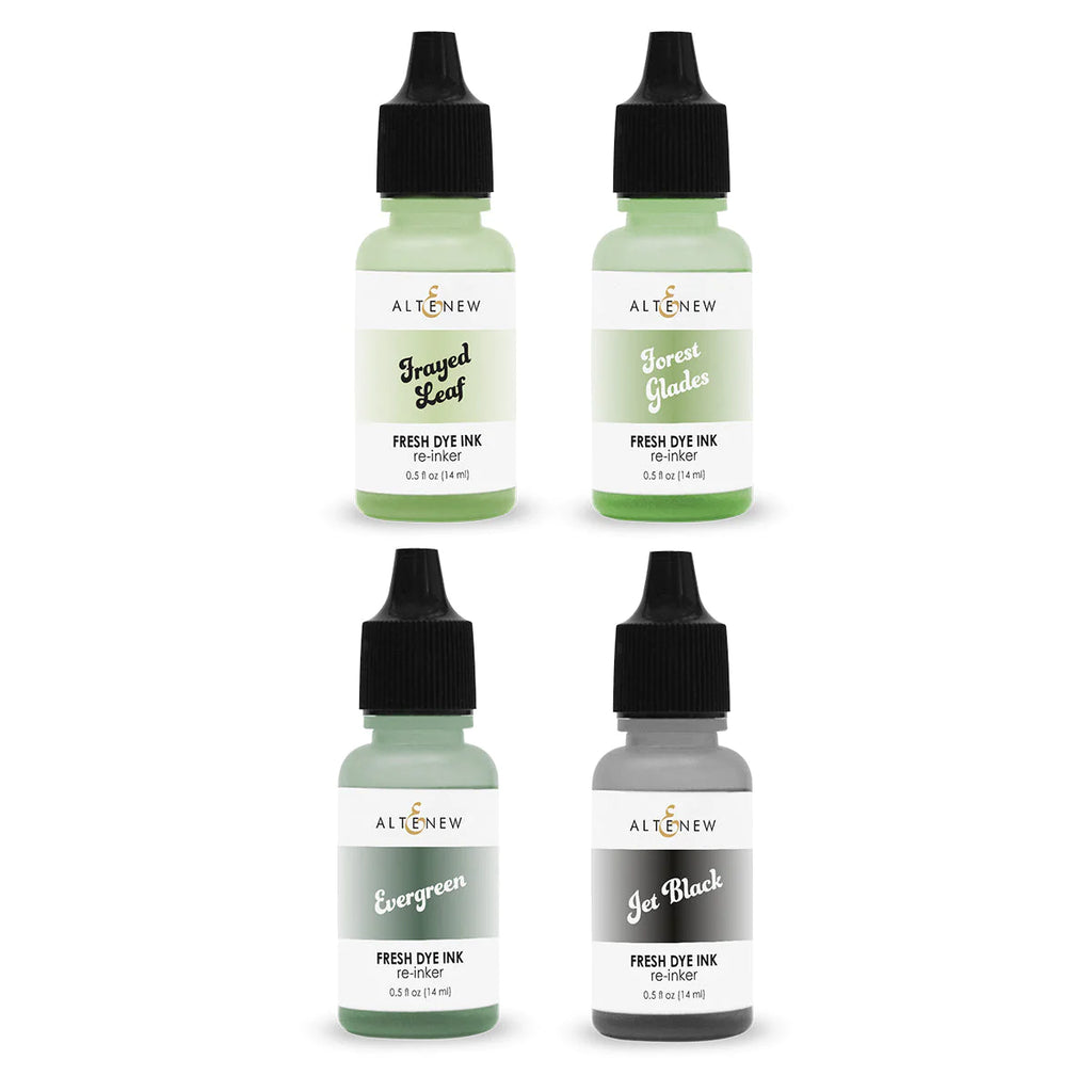 Green Fields Fresh Dye Ink Re-inker Bundle