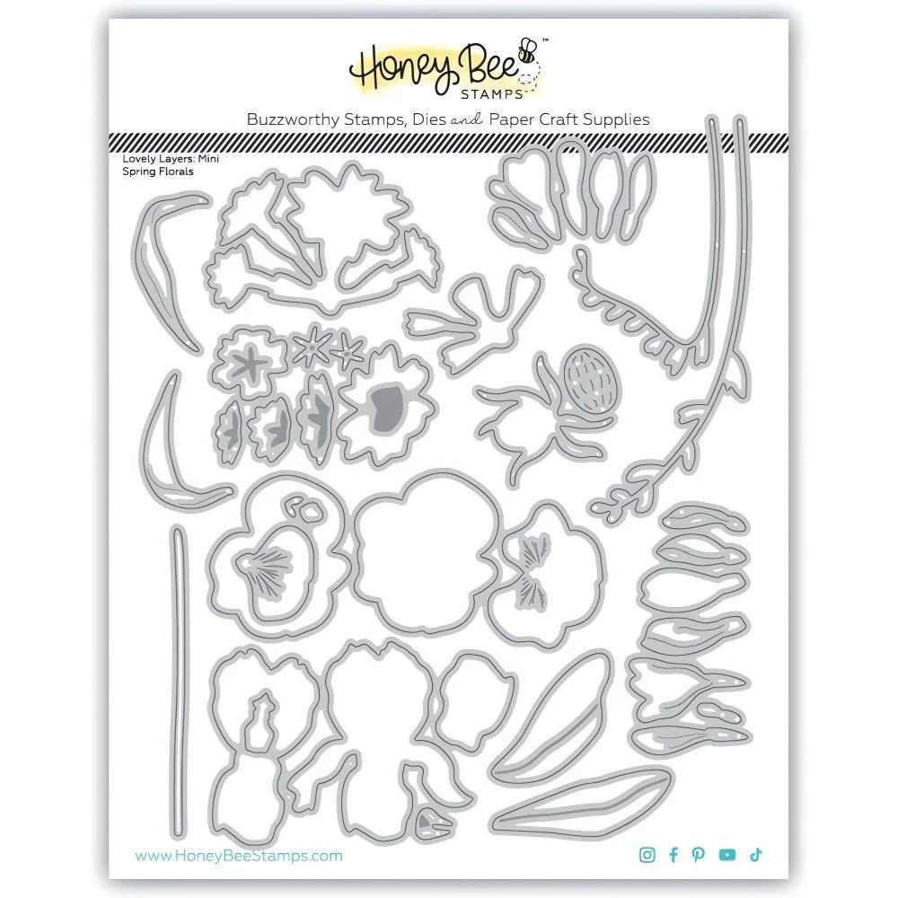 Lovely Layers: Mini Spring Florals Honey Cuts