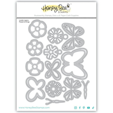Lovely Layers: Petals & Wings Honey Cuts