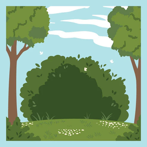 Summer Scene Builder Background Stencil (Set Of 6)