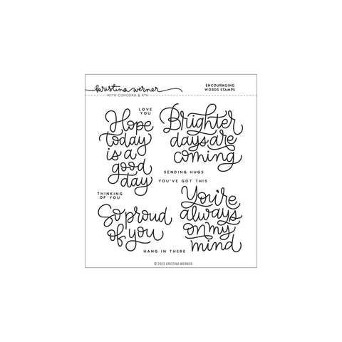 Encouraging Words Stamp Set (6 x 6)