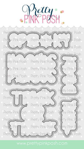 Halloween Word Scenes Coor Die Set
