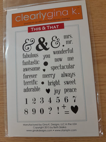 This & That Stamp Set