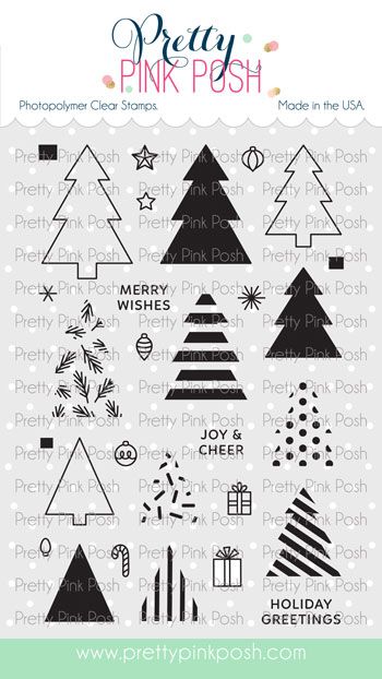 Holiday Trees Stamp Set