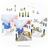 Seaside Stencil Pack (4 qty; 4.75 x 6)