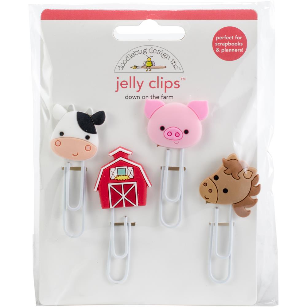 Doodlebug Jelly Clips - Down On The Farm