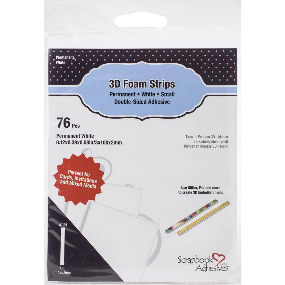 Scrapbook Adhesives 3D Foam Strips 76/Pk