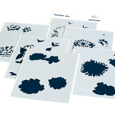 Flower Garden stencils - RETIRING