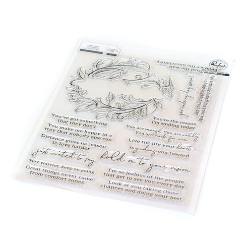 Reason to Smile Wreath stamp set