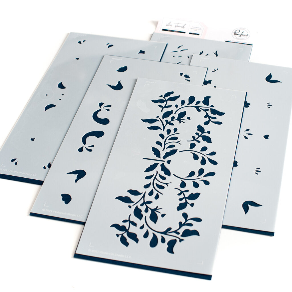 Folk Art Slimline Layering Stencils