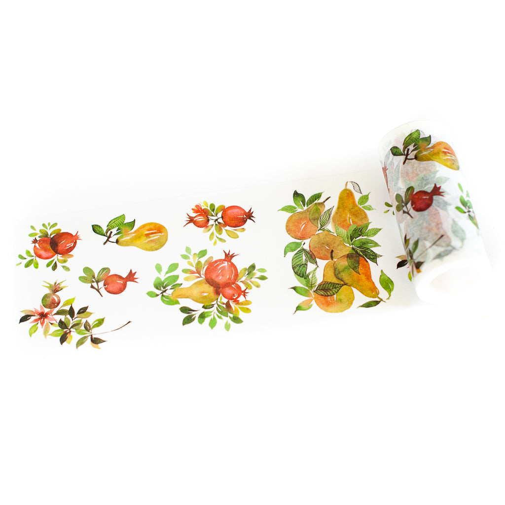 Pears & Pomegranates washi