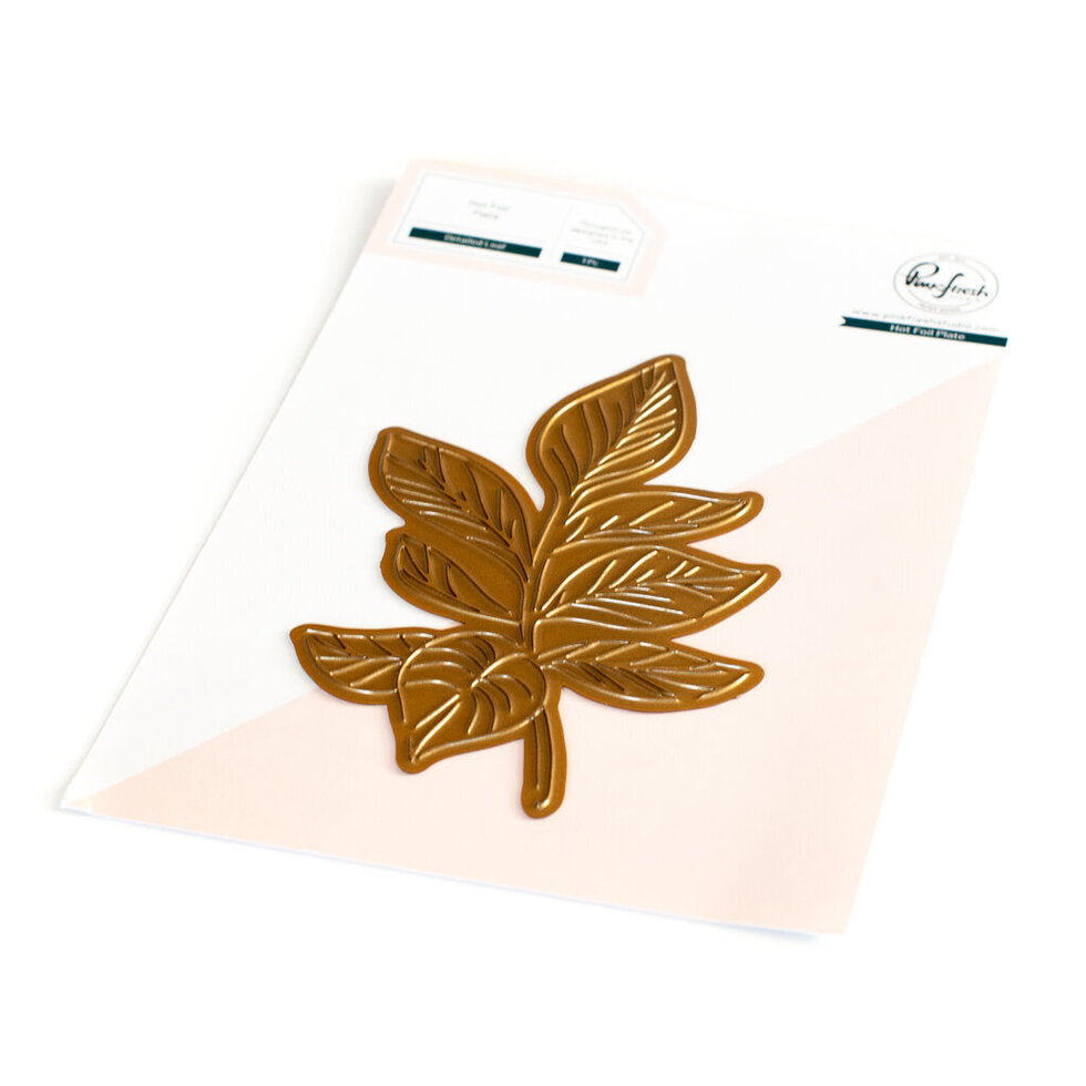 Detailed Leaf hot foil